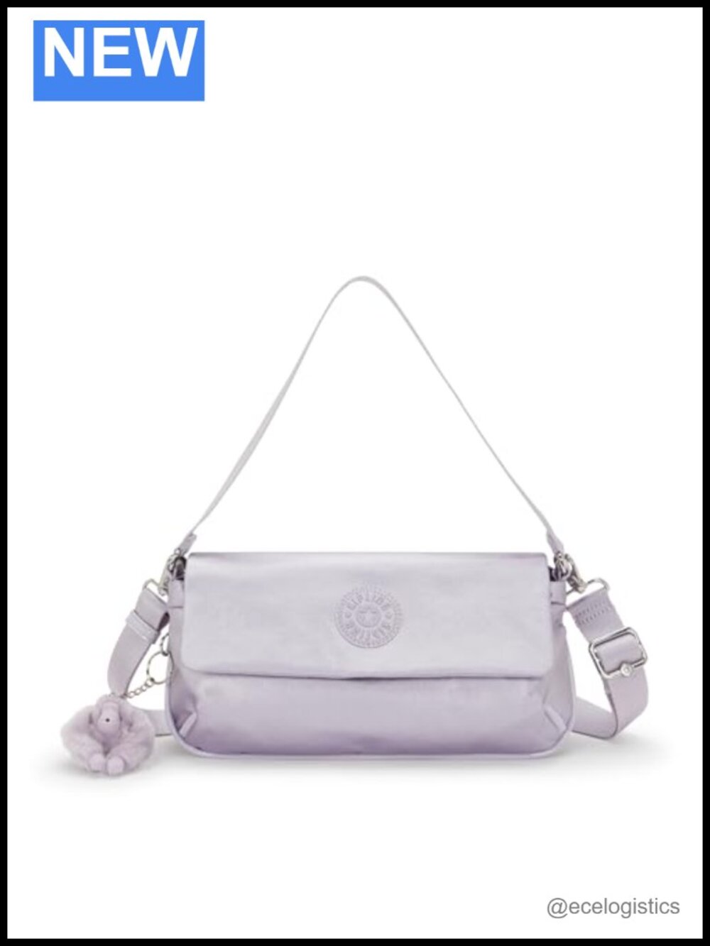 Nylon Satchel Shoulder Bag Zipper Closure Lightweight Handbag